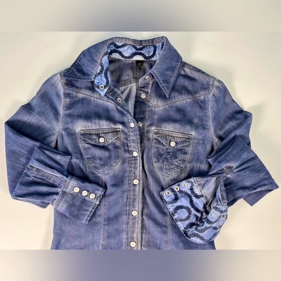 Vivienne Westwood Anglomania X Lee jeans Rider shirt size XS - Picture 3 of 11